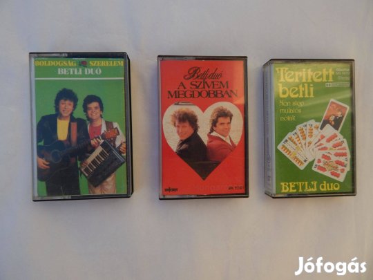 Betli Duó Műsoros Audió Kazetták 3 Darab Egyben Eredeti