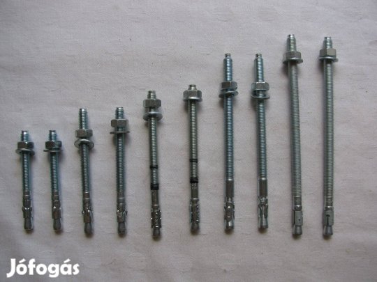 Beton dübel, beütő dübel , 40 db , különböző méretű