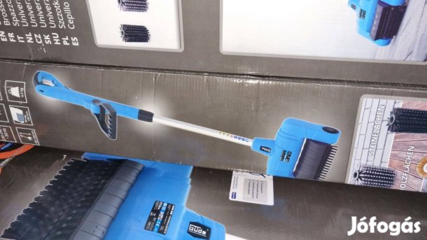 Betonfelületek, teraszok tisztításához elektromos, kefés takarítógép