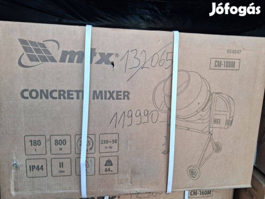 Betonkeverő 180l akciós 132065ft helyett 119990ft Ezermester Üzletház