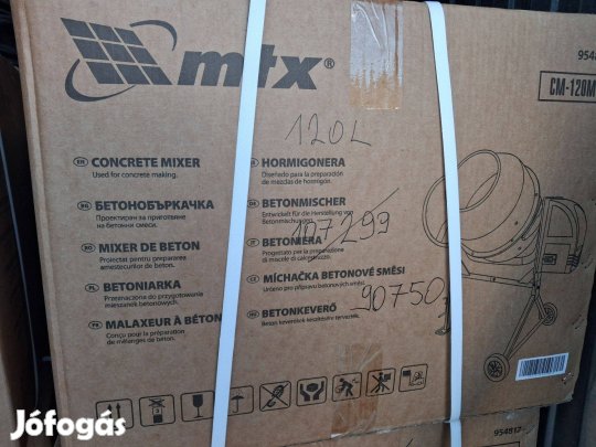 Betonkeverő akciós 107299ft helyett 90750ft Ezermester üzletház!