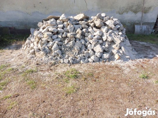 Betontörmelék ingyen elvihető