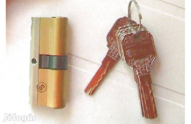 Betörésbiztos cilinder zárbetét - új, nem használt