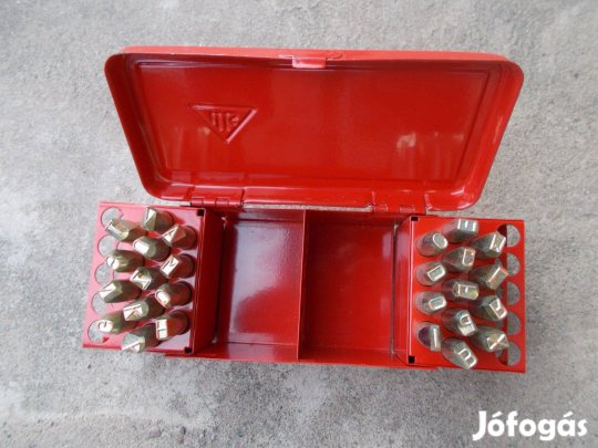 Betűbeütő 10,0 mm-es, fémdobozban