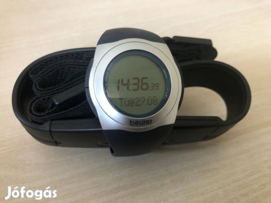 Beurer PM 25 pulzusmérő óra + mellkaspánt futás fitnesz