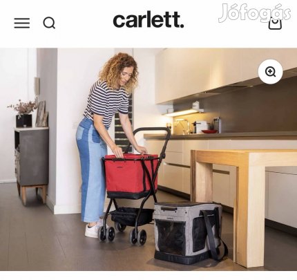 Bevásárló / kutyaszállító kocsi kombo