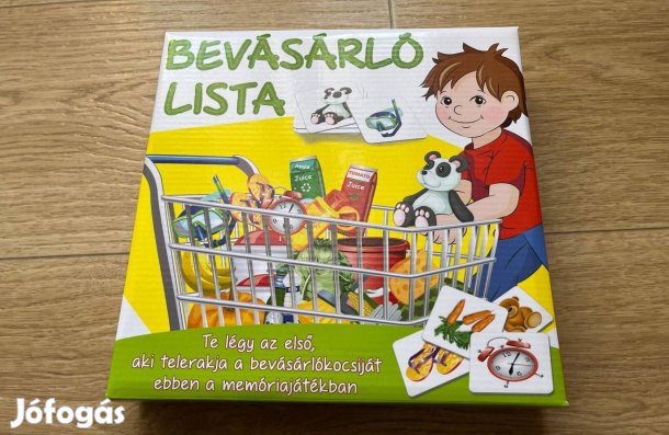 Bevásárló lista-Memóriajáték