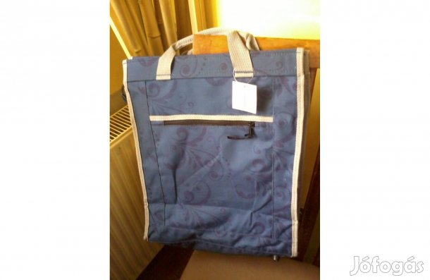 Bevásárló táska esőhuzattal Új 40x40x16 Biciklire is rakhato táska