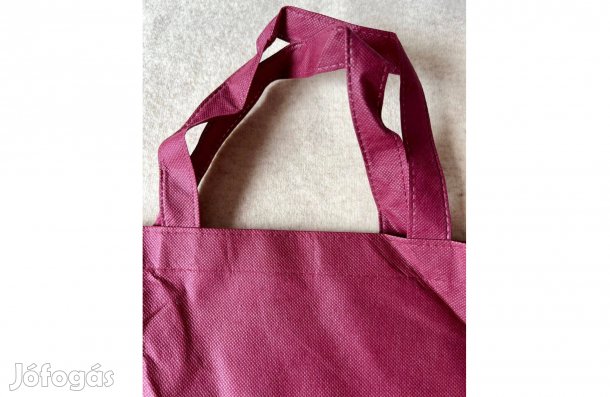 Bevásárlótáska, bordó, szatyor