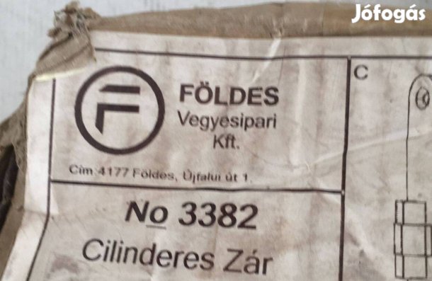 Bevéső zár Földes 3382 /25 db egyben/