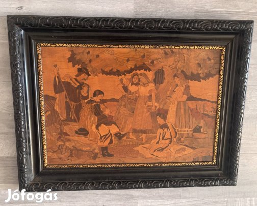 Bezdány József intarzia 