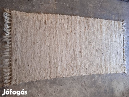 Bézs Gyapjú Kétoldalas Futószőnyeg