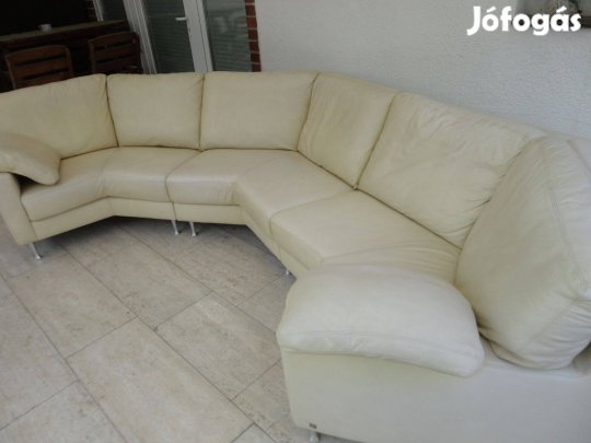 Bézs bőr kanapé Musterring