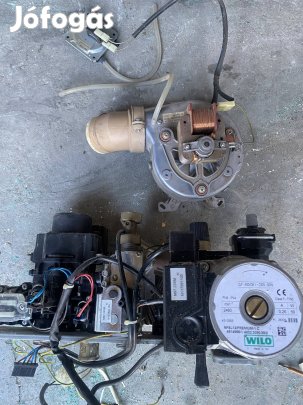 Biasi turbós gázkazán megmaradt alkatrészei