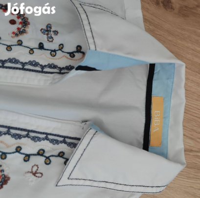 Biba pamut női designer blúz M