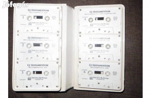 Biblia Új Testamentom 12 db hangkazetta