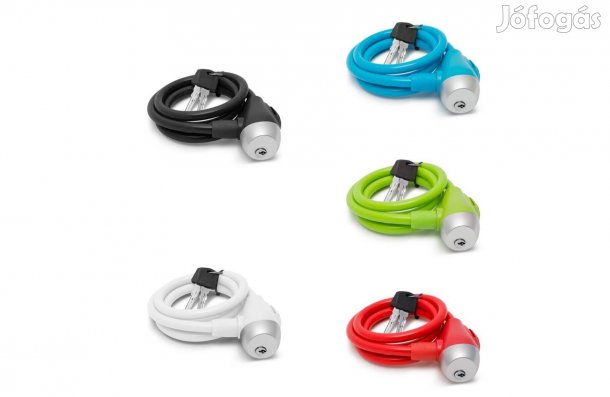 Bicikli Kerékpár zár 10mm / 1200mm 2 kulcsos sodrony lakat