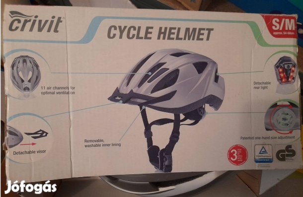 Biciklis sisak kobak fejvédő görkori deszka roller új