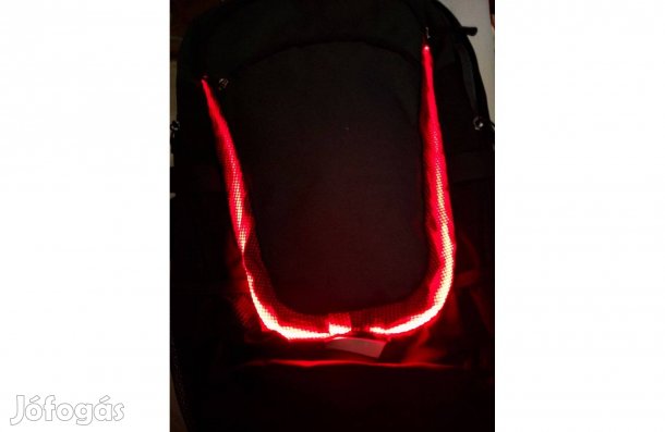 Biciklis sport Hátizsák LED Fénycsöves USB-S akkuval töltővel