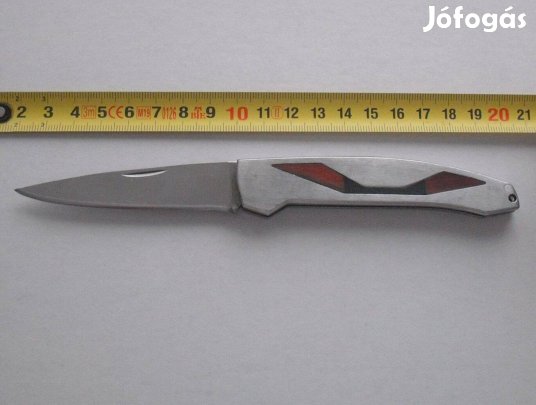 Bicska, zsebkés fa berakásos fém markolattal