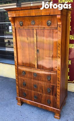 Biedermeier kabinet szekrény egyedi különleges