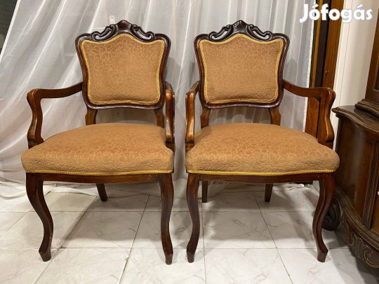 Biedermeier karfás szék 2 db