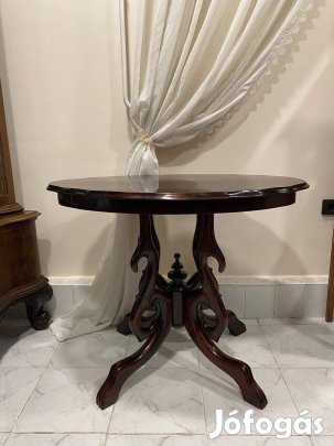 Biedermeier ovális szalonasztal