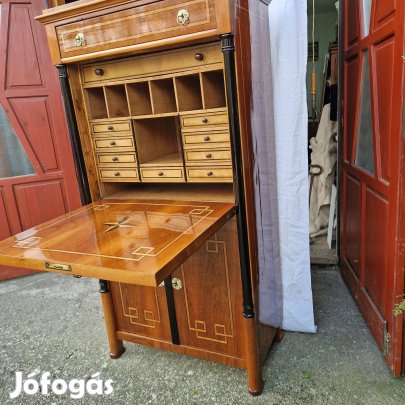 Biedermeier szekreter, antik bútor, antik szekrény