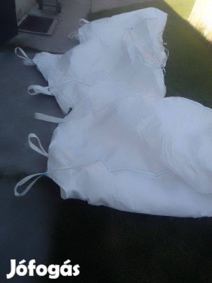 Big Bag Zsák Fű, nyesedék szemestakarmány tárolásához eladó 1000 kg-os