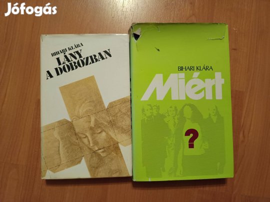 Bihari Klára könyvcsomag / 2 db könyv