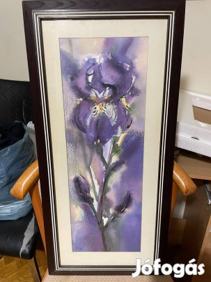 Bihari Sándor Irisz Aquarell
