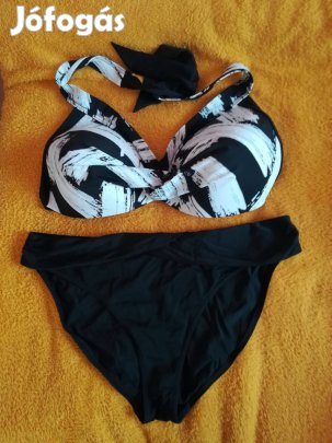 Bikini,egyszer használt,nyakbakötős, 46-méret,szuper kosaras!/63