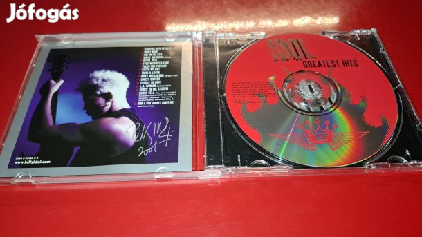 Billy Idol Greatest hits Cd 2001