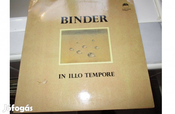 Binder In Illo Tempore bakelit hanglemez eladó
