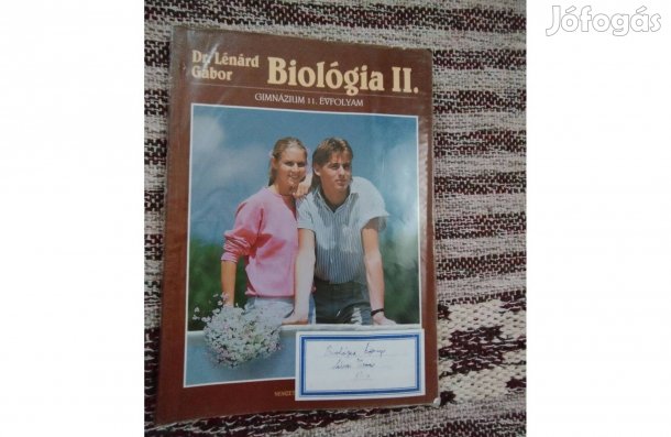 Biológia II. A gimnáziumok 11.évfolyama számára