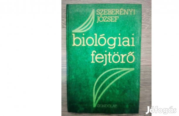 Biológiai fejtörő - Szeberényi József, újszerű