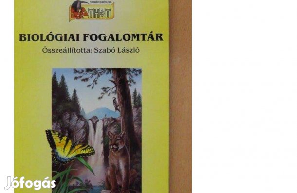 Biológiai fogalomtár. Új állapotú könyv