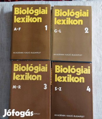 Biológiai lexikon 1-2-3-4. kötet