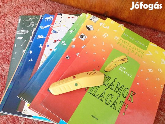 Bip Pen készlet 12 füzettel és működő tollal - Retro