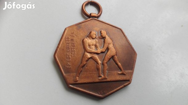 Birkózó érem szép db 1922-es kiadású Jelzet db