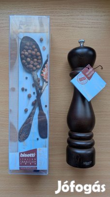 Bisetti sóőrlő és borsőrlő fából 25cm