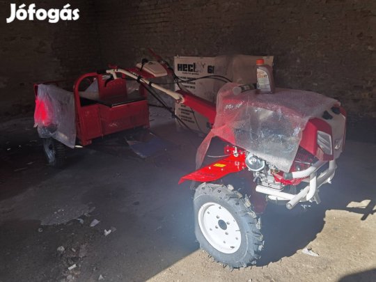 Bisonte BTA-10SG rotációs kapa + BTA-500R pótkocsi csomag (500kg)