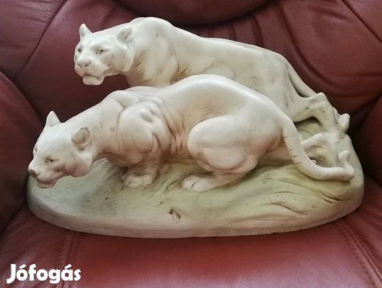 Biszkvit porcelán Tigris pár!