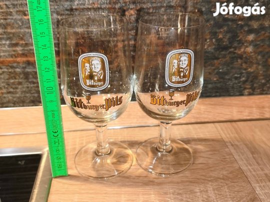 Bitburger Pils poharak párban