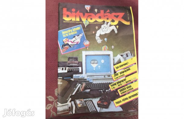 Bitvadász 1986/1 régi számítógépes újság 10000 Ft