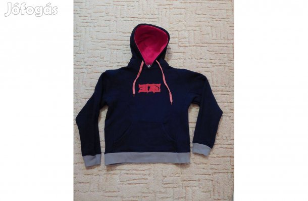 Biző kapucnis pulóver S-es, unisex