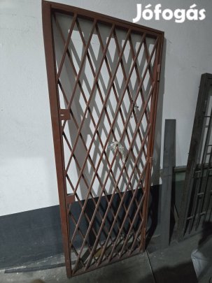 Biztonsági rács ajtó, tokkal