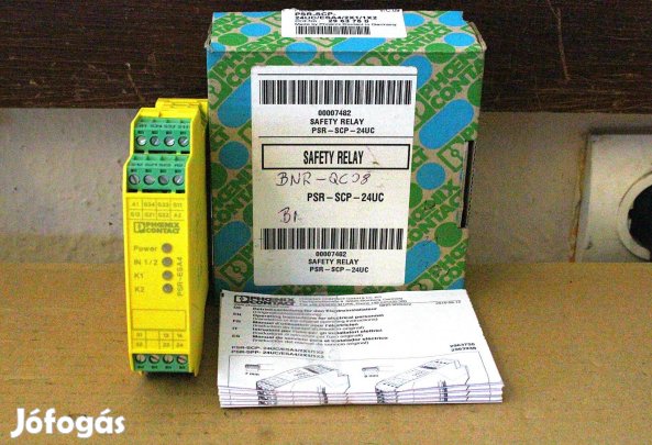Biztonsági relé 2 csatornás új Phoenix Contact ( 7165 )