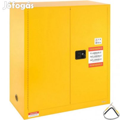 Biztonsági tárolószekrény  109,5 × 46 × 127,3 cm  114 liter