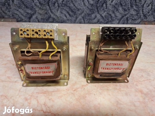 Biztonsági transzformátor 2db 20/378 7218
